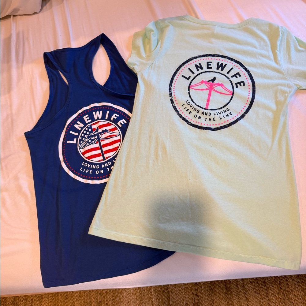 Line wife Short Sleeve Tee & Tank